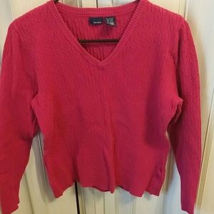 Basic Editions women's v-neck sweater